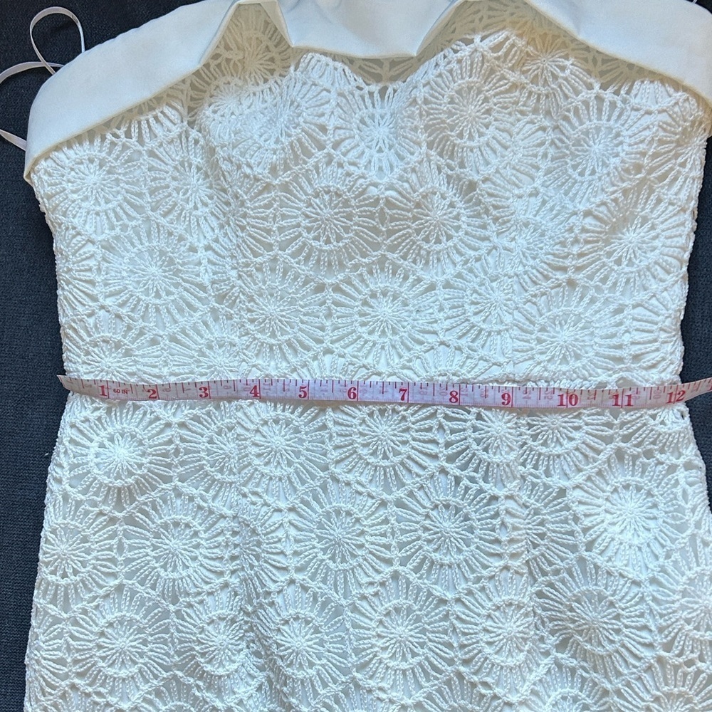 NWTLulu's White Strapless Midi Dress - Picture 6 of 11